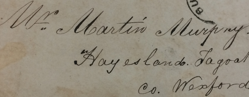 Letters. Reproduced with permission from Universidad de San
Andrés, Buenos Aires. Colecciones Especiales y Archivos. The letters
belong to the Anastasia Joyce Collection, 1844-1881. We acknowledge the
help provided by Silvana Piga and Natalia Westberg, curators of the
material held at the Universidad de San Andrés.